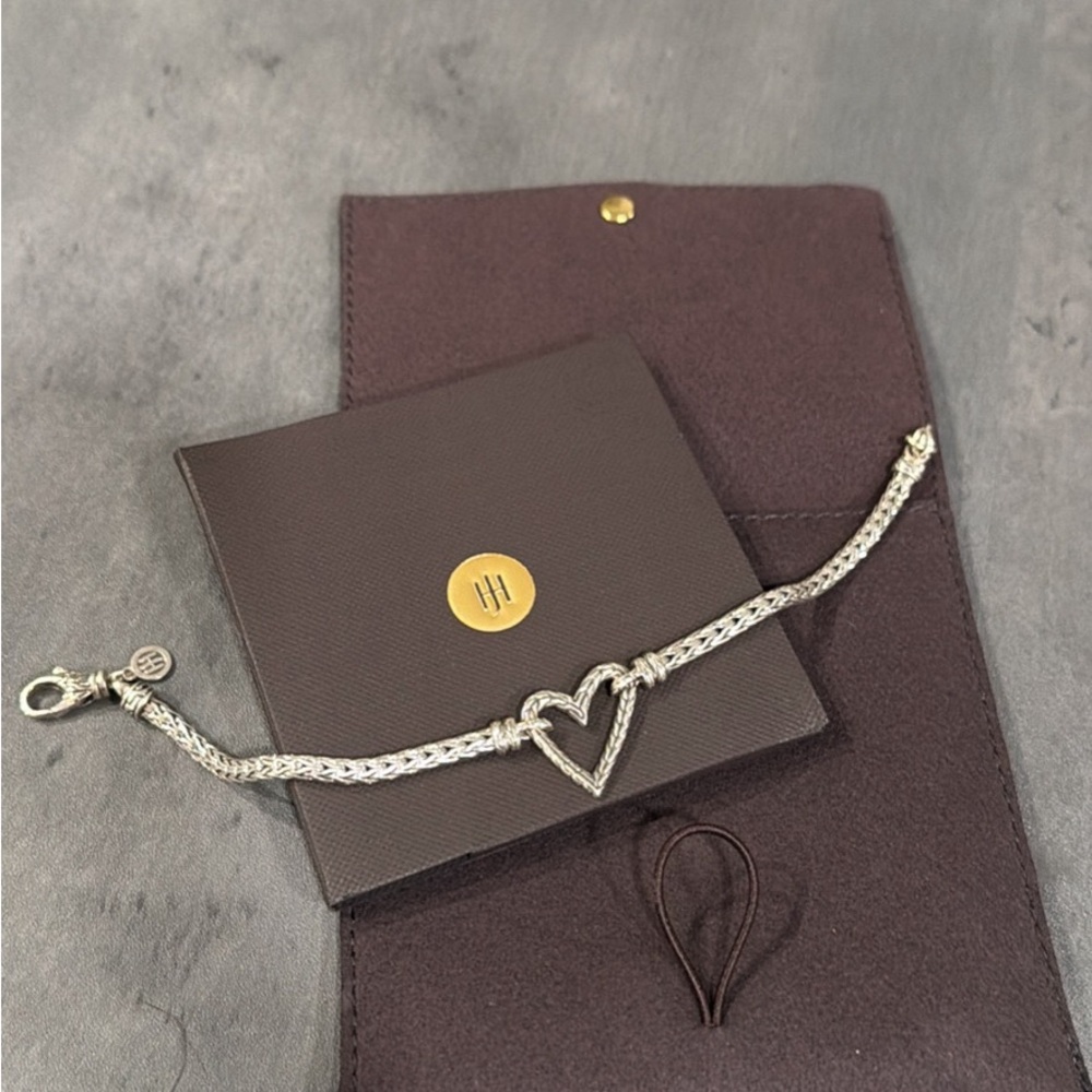 John Hardy Silver Heart Bracelet